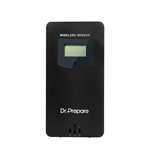 Dr.Prepare Capteur extérieur pour réveil à projection - Réveil numérique avec projection - Station météo OUT2 Cover
