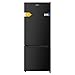 Cecotec Frigorífico Combi Bolero CoolMarket Combi 205 DF Black E, Clase E, 205 L, DeFrost, Fast Cooling, Puerta Reversible, LED Interior,