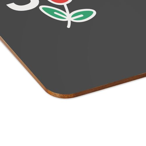 Sets de table souples en liège noir napperons grand format humour