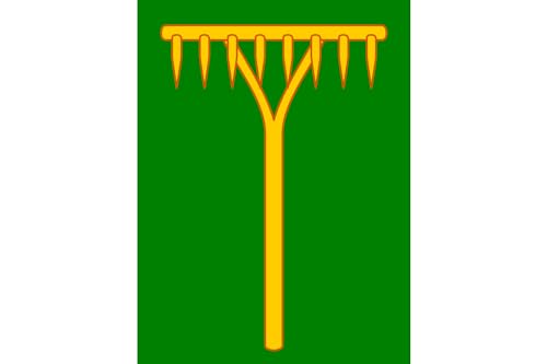 Drapeau de Ketkovice grand format anti-décoloration pour mât - 2