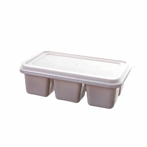 Bandeja de hielo de silicona con tapa reusable miniatura 1
