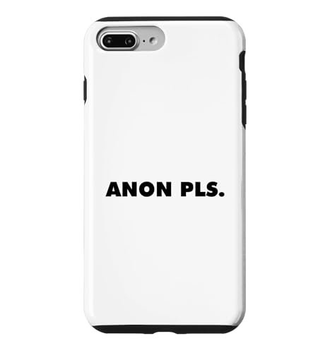 Anon Pls (Anonymous Please) �Z���u �S�V�b�v �X�j�b�` �X�}�z�P�[�X iPhone 7 Plus/8 Plus �p