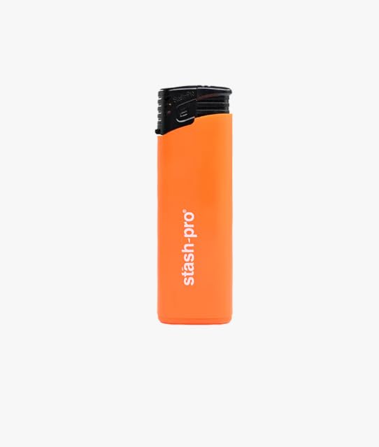 Image of Stash-pro Refillable Flint Lighter (5-Pack, Adjustable Jet Flame & Child-Resistant Pocket Lighter Set (Carlos Jet Flame)