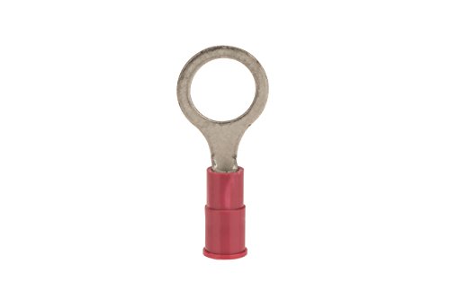 Terminal de anillo aislado 22-18 AWG con ancho de 1.2cm y largo 2.6cm 2