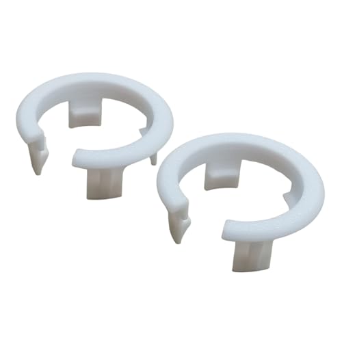 ULEIVA Ersatz Klemmbuchse 2 Stck Weiss kompatibel mit EURA Heizkörper Seitenverkleidung