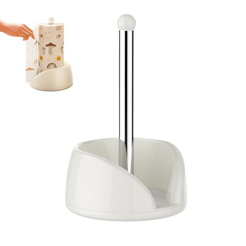 Dispensador De Toallas De Papel - Multifuncional Acero Inoxidable Giratorio Accesorios para El Hogar,Organizador de Encimera de Cocina,para Encimera Hotel Restaurante Casa Rollo Bajo Gabinete Mesa