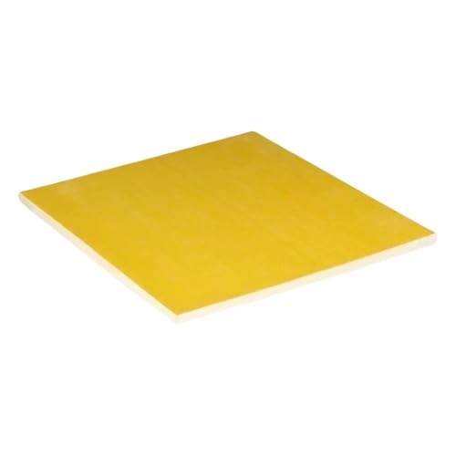 Tableros epoxi 3240 de fibra de vidrio rígida en placas amarillas de 200x200x4mm para aislamiento