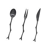 Argenterie vintage - fabriquée en , ce qui rend l'ensemble de couverts très et extrêmement résistant à la rouille, fourchettes à argenterie