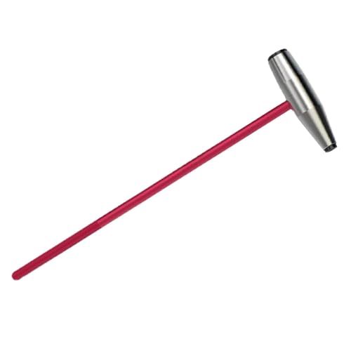 Nishiyuenyi Small Hammer for Crafts Mini Mallet Double Head Lightweight Hand Tool Jewelry Hammer for Toys Woodworking Jewelry Making DIY, Red