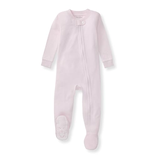 Burt's Bees Baby Unisex Baby Sleeper, Honeysoft Pajamas, One-Piece Zip-up footie PJ, Soft Organic Cotton & Lyocell Blend by Burt's Bees Baby - Used condition - US$9.25