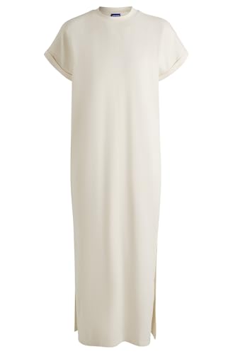 T-shirt en jersey femme HUGO Nalle_B open white de coupe regular