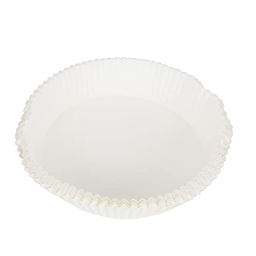 Unomor 50pcs Non-stick Disposable Round Paper Liners for Air Fryers Ovens Microwaves Food-grade Paper Trays for Easy Baking and Cleanup