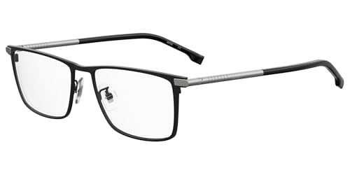 BOSS Gafas de Vista de alta calidad con montura negra mate y ajuste ergonómico