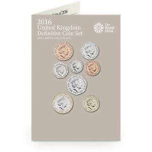 2016 Royal Mint United Kingdom Definitive Coin Set Sealed