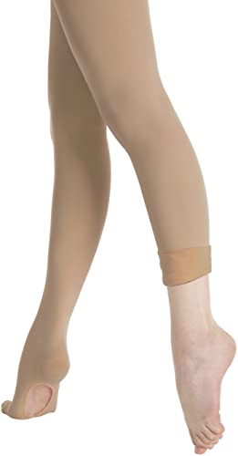 MOLLDAN Pro Dance Transition Tights for Girls Ballet,Convertible Gymnastic Legging Tights for toddlers