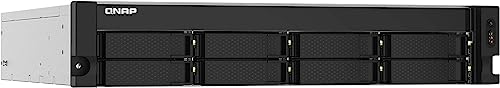 Image of QNAP TS-832PXU-RP-4G 8 Bay High-Speed SMB Rackmount NAS with Two 10GbE and 2.5GbE Ports, Redundant PSU (TS-832PXU-RP-4G-US)