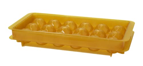 Wrtgerht Gelbe Kugel-Eiswürfelform 2er-Set