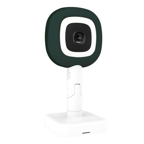 Derebir Travel Stand for Nanit Pro Baby Monitor-Prevents Falling Off, Flex Multi-Stand Wall Mount for Nanit Pro Camera with 10FT USB C Charging Cable Power Adapter-Dark Green (Camera Not Included)