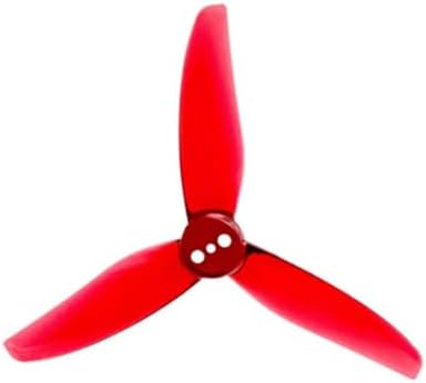 Gemfan Hurricane 3020 3-Blade Propeller 1.5mm Shaft - Set of 4 - 5.5mm - Red