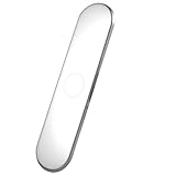 piastra per rubinetto in acciaio inox spazzolato, forma ovale, piastra di copertura per lavelli da cucina e bagno da 25,4 cm