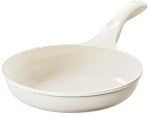 Redchef Bratpfanne 24cm, Keramik Pfanne Antihaft Beschichtet, Omelette Pfanne Induktion, PTFE-frei PFAS-frei PFOA-frei, Kratzfest Spülmaschinenfest, Beige