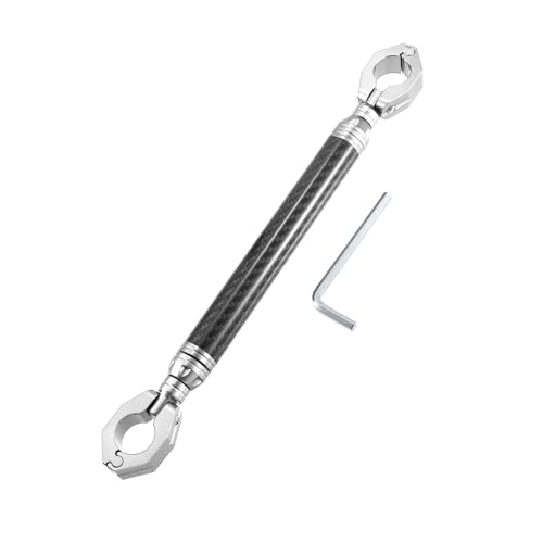Barre d'équilibre de guidon moto 22 mm alu carbone réglable universelle