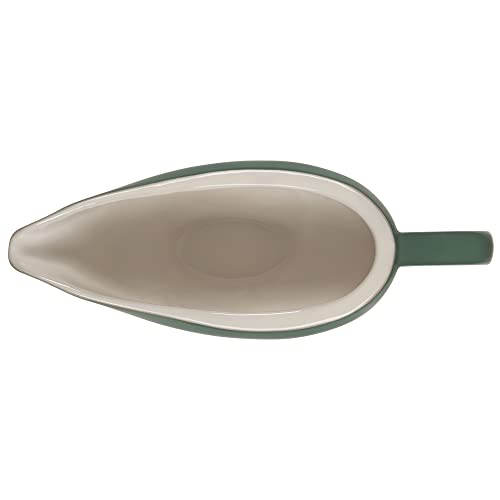 Image of Le Creuset Heritage Stoneware Gravy Boat, Artichaut