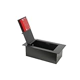 YILIKISS Tresor Safe Möbeltresor für Zuhause Feuerfest Wasserdicht mit Schlüssel Doppelbartschloss Stahl für Dokumente Wand Safe Geldschrank