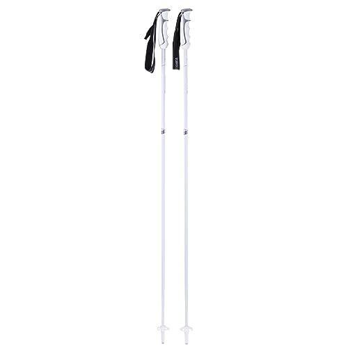 Komperdell Bastones de esquí Booster Speed Carbon, blanco plateado, 115 cm Komperdell Bastones de esquí Booster Speed Carbon, blanco plateado, 115 cm