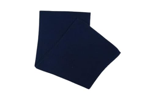 国産カシミヤ100%糸使用国内産カシミヤマフラー(ネイビー)