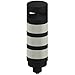 TL70 Tower Light, Black Housing: 3-Color Loud Audible Indicator Voltage