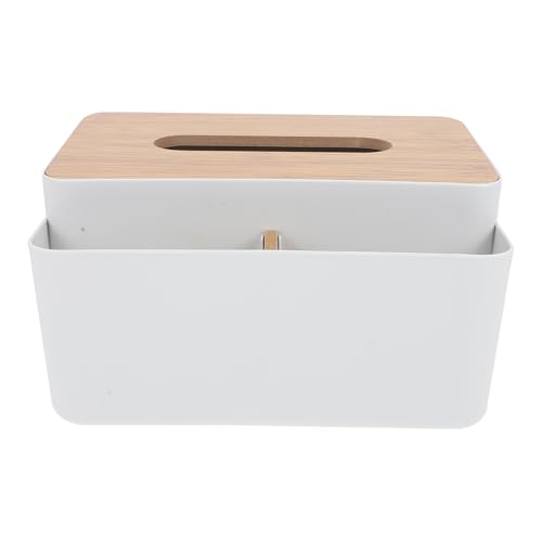 Tissue Box Cover Rectangle: Modern Tissue Holder desktop organizer Facial Tissue Holder Dispenser with Remote Control Box ,store remotes pens smartphones office and home decor