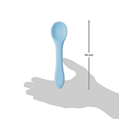 Buba Colher Em Silicone Azul