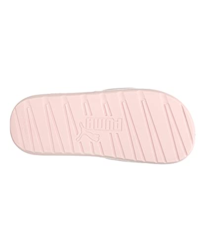 PUMA PUMA Womens Cool Cat 2.0 Slide Sandal, Cloud Pink-Rose Gold, 7