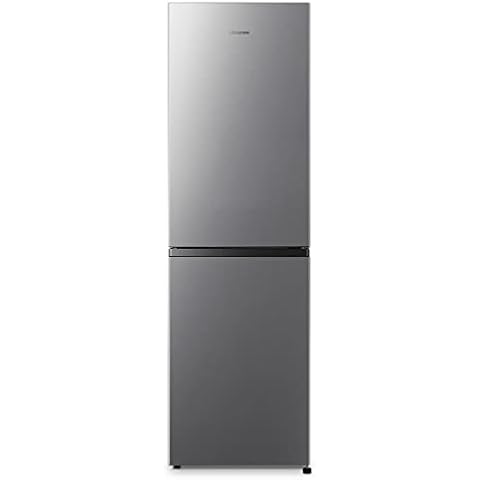 Hisense RB327N4AD2 Kühl-Gefrierkombination/ NoFrostPlus/ Multiflow 360°/ HolidayMode/ FreshZone/ 182,4 cm/ Kühlteil 171 l/ Gefrierteil 85 l/ 41 dB/ 287 kWh/ Jahr/ Edelstahl-Look Cover