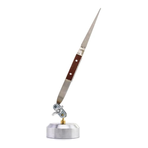 Pinzette per saldatura in acciaio al carbonio Pinzette di terza mano con rotazione della base per la creazione di gioielli Pinzette per saldatura a blocco