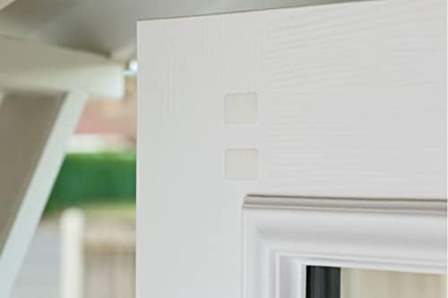 Easyblinds Easydoor blind for glazed doors quick fix instant blind, cream, half door standard width - Image 4