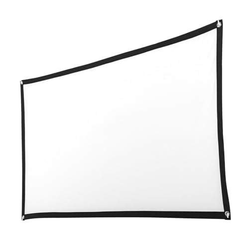 Pantalla de proyector HD de 60 pulgadas portátil y plegable con formato de proyección 16:9 4