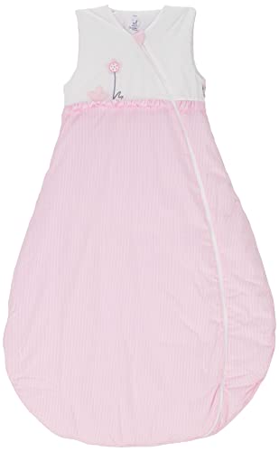 Preisvergleich Produktbild Sterntaler Schlafsack für Kleinkinder, Ganzjährig, Wärmeregulierung, Reißverschluss, Größe: 110, Emmi Girl, Weiß / Rosa