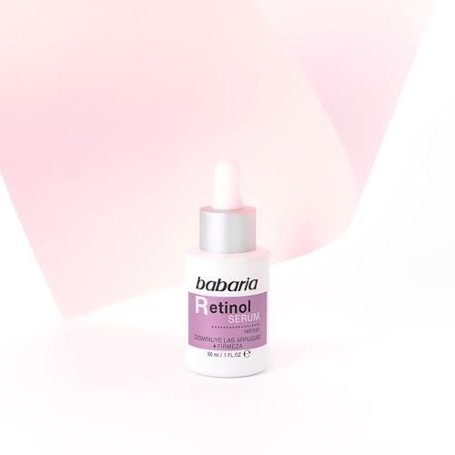 Babaria Retinol Face Serum, 1 oz - Facial Moisturizer for Skin Care - Anti Aging Serum to Reduce Appearance of Wrinkles - Improves Firmness and Elasticity - Light, Fast-Absorbing, Vegan Formula
