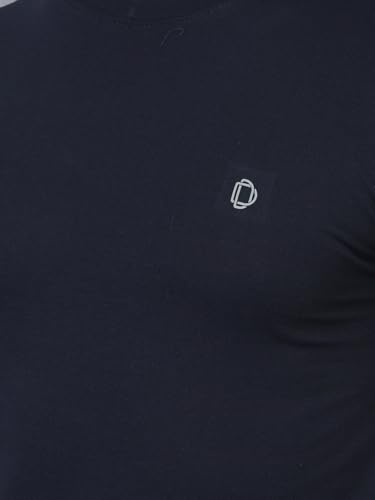 Image of Dollar Super Combed Cotton Mens Assorted Pack of 2 Solid T-Shirt