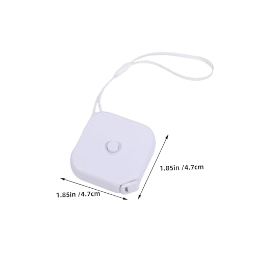SOPOTUTU 4個 小型携帯用ボディテープメジャー 柔軟な巻き取り式衣尺 服飾 裁縫 手芸用精密測定ツール エッジ設計で実用的な家用メジャー