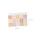 HOMSFOU 5sheets Bible Index Tabs Decorative Colored Stickers for Easy Navigation and Visible Bible Book Labels for Studying Suitable for All Ages Friendly