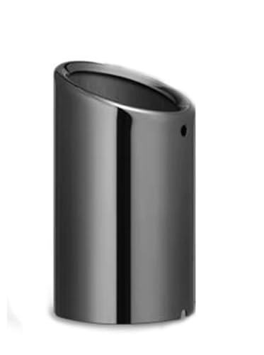 Silencieux voiture noir 7cm pour éliminer la rouille visible de l'échappement