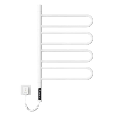 Secador de toallas para baño giratorio con protección térmica fija