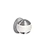 Kuzco Lighting WS10502-BN Supernova - 4.33 Inch 5W 1 LED Wall Sconce, Brushed Nickel Finish with Heavy Frosted Acrylic Glass with Stratum Sphere Shade
