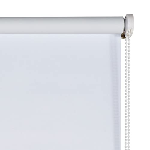 Store Enrouleur occultant occultant pour fenêtres et Portes, Night Blanc - Estores Basic, 80 x 250 cm