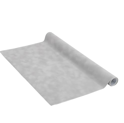 Venilia Lámina adhesiva, Terciopelo Velvet Gris claro, 67,5cm x 1m, Espesor 140μ, Vinilo autoadhesivo para muebles o cocina, decorativas papel pintado pared, PVC sin ftalatos, Fabricado en UE