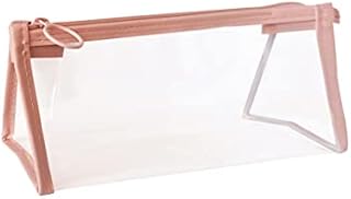 Clear Pencil Case See Through Pencil Case (Pink)
