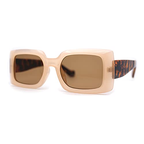 SA106 Womens Mod Squared Rectangular Clout Sunglasses